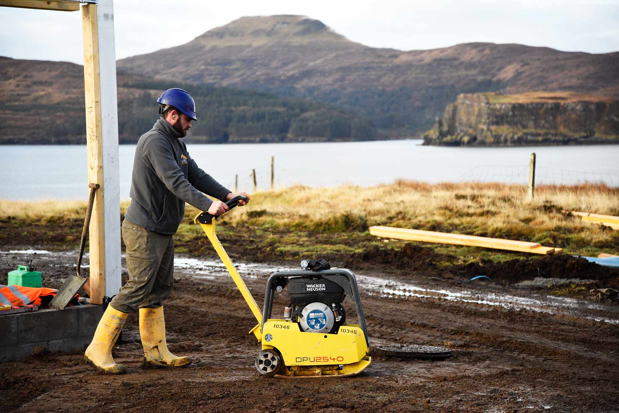 Hard landscaping joinery plumbing electrical and groundworks in Inverness